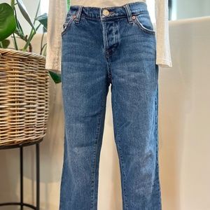 Ann Taylor Loft Boyfriend Jeans - Medium Wash, Size 27/4
